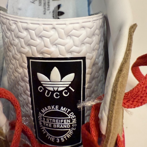 adidas Sneakers in White, Red, Green, and Tan - Picture 3 of 9